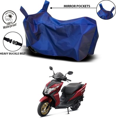 SEBONGO Waterproof Two Wheeler Cover for Honda(Dio, Blue)