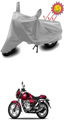 Auto Age Two Wheeler Cover for Bajaj(V 150, Silver)