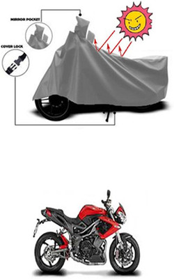 ZTech Two Wheeler Cover for DSK Benelli(TNT R, Grey)