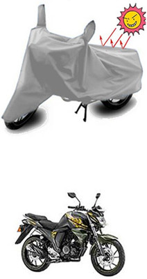 Auto Age Two Wheeler Cover for Yamaha(Silver)