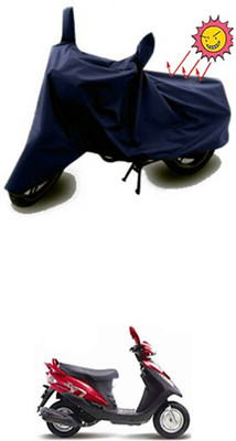 ZTech Two Wheeler Cover for Mahindra(Flyte, Blue)