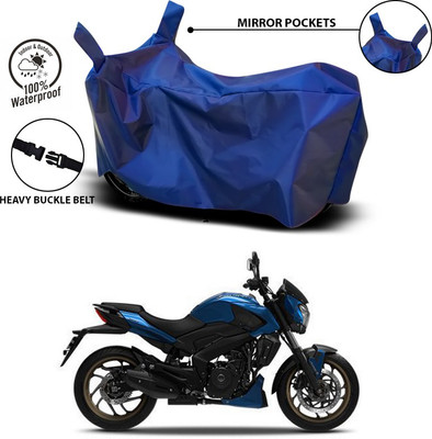 SEBONGO Waterproof Two Wheeler Cover for Bajaj(Dominar, Blue)
