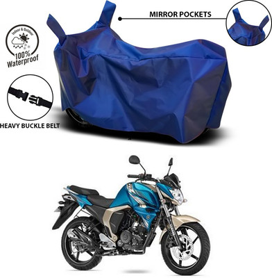ANTHUB Waterproof Two Wheeler Cover for Yamaha(FZ-S FI, Blue)