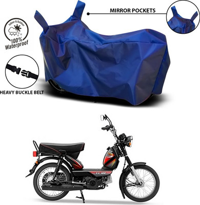 ANTHUB Waterproof Two Wheeler Cover for TVS(XL 100, Blue)