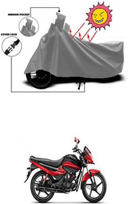 Auto Age Two Wheeler Cover for Hero(Grey)