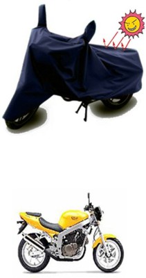 Auto Age Two Wheeler Cover for Kinetic(Blue)