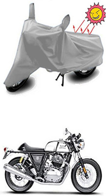 ZTech Two Wheeler Cover for Royal Enfield(Silver)