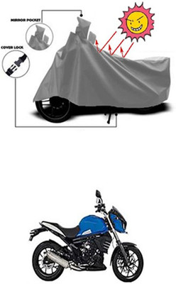 ZTech Two Wheeler Cover for Mahindra(Grey)