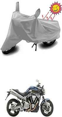 Auto Age Two Wheeler Cover for Yamaha(Silver)