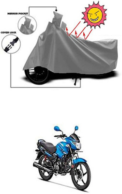 Auto Age Two Wheeler Cover for Yamaha(Grey)