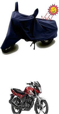 Auto Age Two Wheeler Cover for Yamaha(Blue)