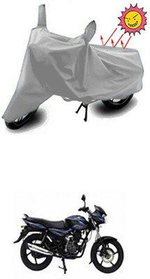 ZTech Two Wheeler Cover for Bajaj(Discover 100 DTS-i, Silver)