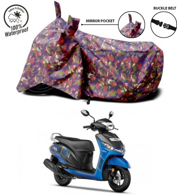 SEBONGO Waterproof Two Wheeler Cover for Yamaha(Alpha, Multicolor)