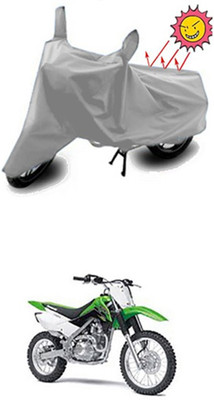 Auto Age Two Wheeler Cover for Kawasaki(Silver)