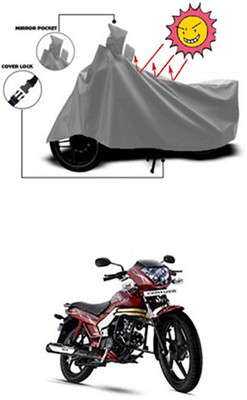 ZTech Two Wheeler Cover for Mahindra(Grey)