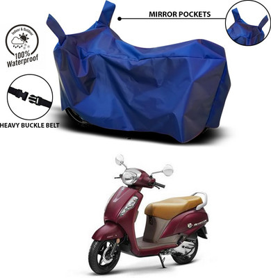 ANTHUB Waterproof Two Wheeler Cover for Suzuki(New Access 125, Blue)
