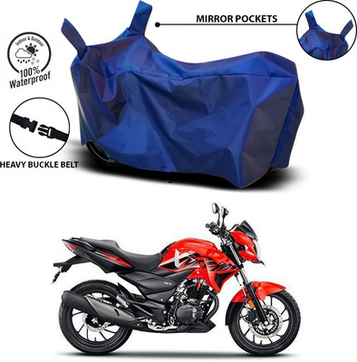 ANTHUB Waterproof Two Wheeler Cover for Hero(Xtreme 200R, Blue)