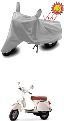 Auto Age Two Wheeler Cover for LML(Silver)