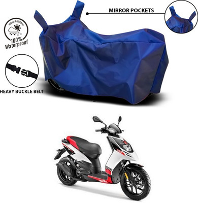 ANTHUB Waterproof Two Wheeler Cover for Aprilia(SR 150, Blue)