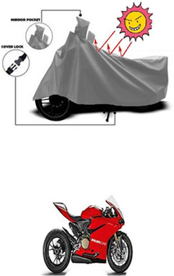 Auto Age Two Wheeler Cover for Ducati(Grey)