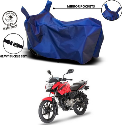 SEBONGO Waterproof Two Wheeler Cover for Bajaj(Pulsar 135 LS DTS-i, Blue)