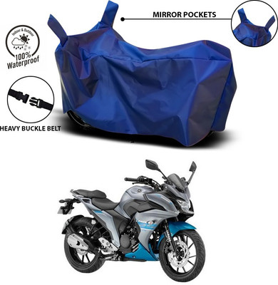 SEBONGO Waterproof Two Wheeler Cover for Yamaha(Fazer 25, Blue)