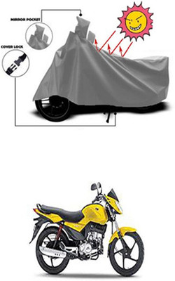 ZTech Two Wheeler Cover for Mahindra(Stallio, Grey)