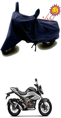 Auto Age Two Wheeler Cover for Suzuki(Blue)