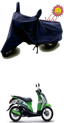 Auto Age Two Wheeler Cover for Suzuki(Let's, Blue)