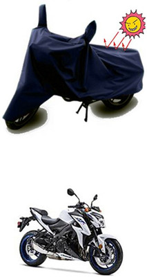 Auto Age Two Wheeler Cover for Suzuki(Blue)