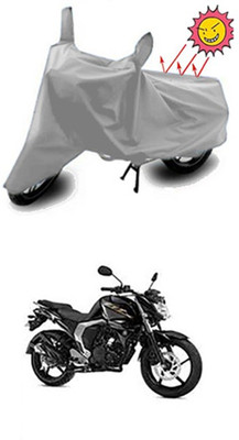 Auto Age Two Wheeler Cover for Yamaha(Silver)