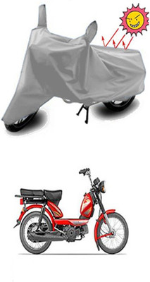 Auto Age Two Wheeler Cover for TVS(Silver)