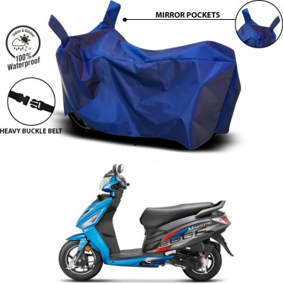 ANTHUB Waterproof Two Wheeler Cover for Hero(Maestro Edge, Blue)