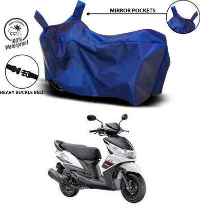 ANTHUB Waterproof Two Wheeler Cover for Yamaha(Ray Z, Blue)