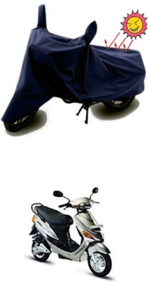 Auto Age Two Wheeler Cover for Hero(E Sprint, Blue)