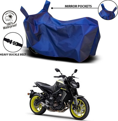 ANTHUB Waterproof Two Wheeler Cover for Yamaha(MT 9, Blue)
