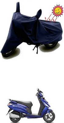 Auto Age Two Wheeler Cover for Hero(Blue)