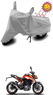 Auto Age Two Wheeler Cover for KTM(Silver)