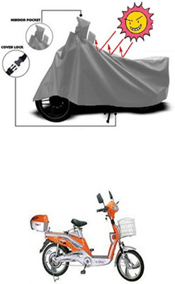 Auto Age Two Wheeler Cover for Avon(Grey)