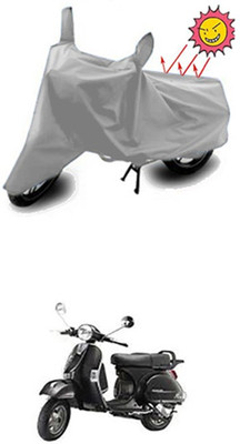 Auto Age Two Wheeler Cover for LML(Silver)