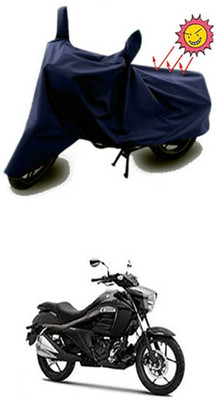 Auto Age Two Wheeler Cover for Suzuki(Blue)