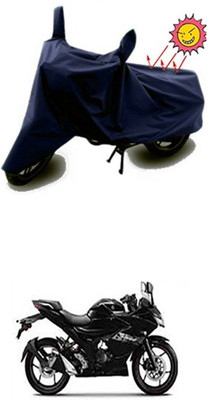 Auto Age Two Wheeler Cover for Suzuki(Blue)
