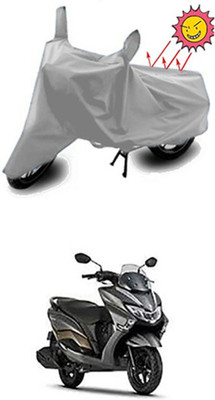 Auto Age Two Wheeler Cover for Suzuki(Silver)