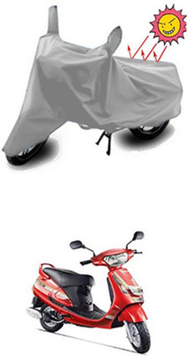 Auto Age Two Wheeler Cover for Mahindra(Duro DZ, Silver)