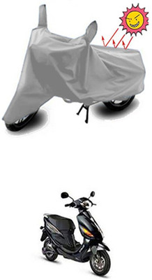 Auto Age Two Wheeler Cover for Hero(Electric Cruz, Silver)
