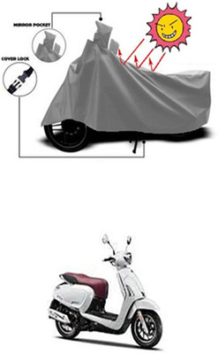 Auto Age Two Wheeler Cover for Bajaj(Grey)