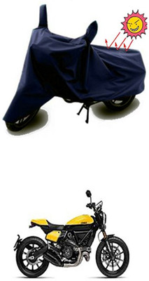 Auto Age Two Wheeler Cover for Ducati(Blue)