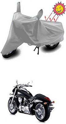 ZTech Two Wheeler Cover for Suzuki(Silver)