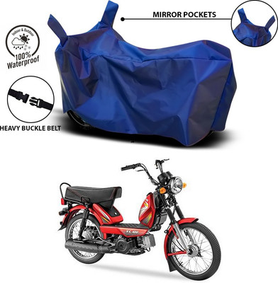 ANTHUB Waterproof Two Wheeler Cover for TVS(Heavy Duty Super XL, Blue)