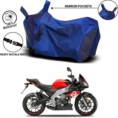 ANTHUB Waterproof Two Wheeler Cover for Aprilia(Blue)
